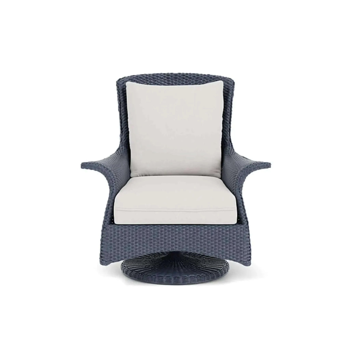 Lloyd Flanders Mandalay Swivel Rocker Lounge Chair-Hickory 080