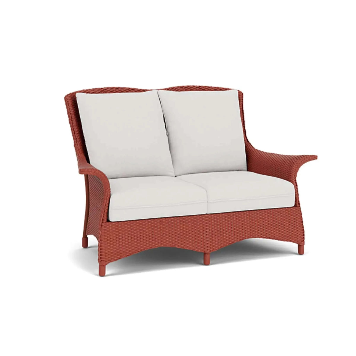 Lloyd Flanders Mandalay Loveseat-White 001