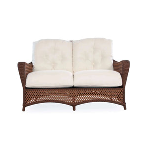 Lloyd Flanders Grand Traverse Loveseat-Bisque Sunloom Vinyl