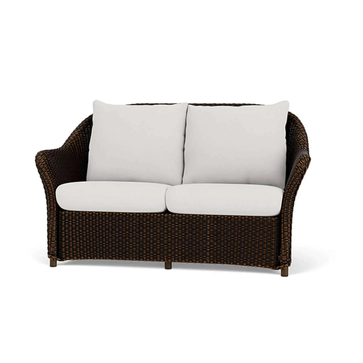 Lloyd Flanders Weekend Retreat Loveseat-Platinum 014