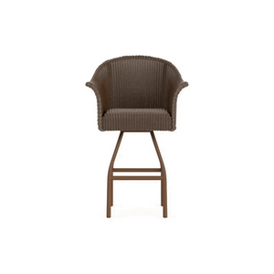 Lloyd Flanders All Seasons Swivel Bar Stool with Padded Seat