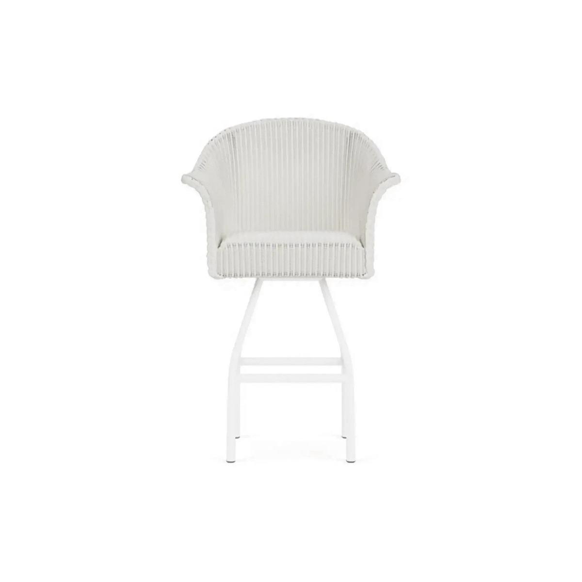 Lloyd Flanders All Seasons Swivel Bar Stool with Padded Seat