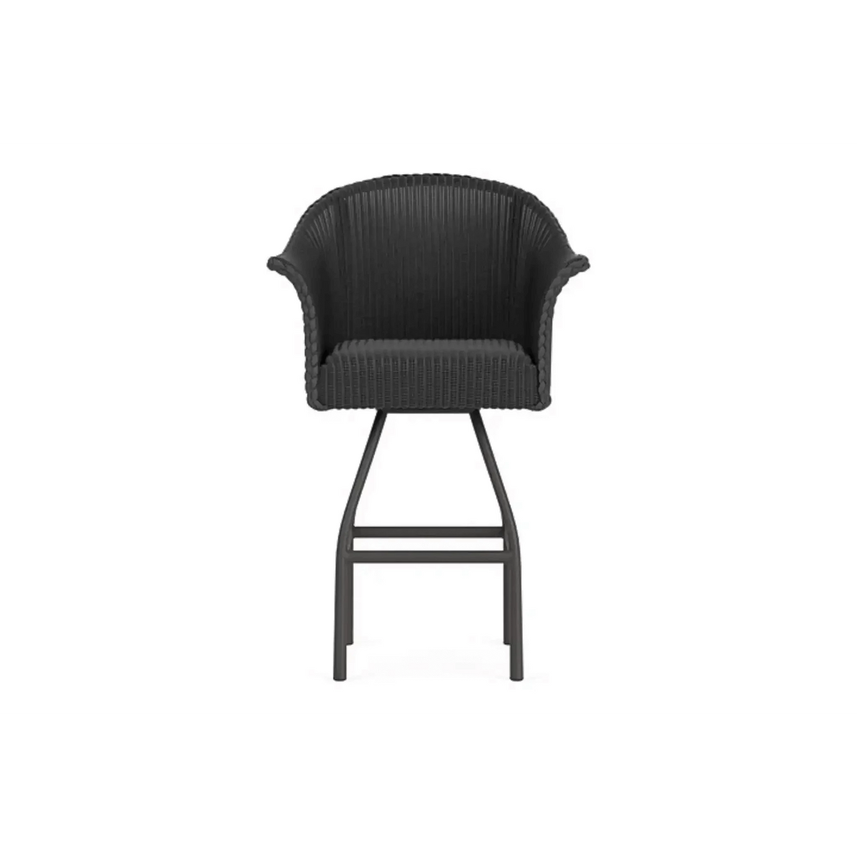 Lloyd Flanders All Seasons Swivel Bar Stool with Padded Seat