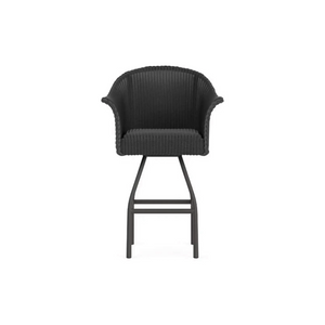 Lloyd Flanders All Seasons Swivel Bar Stool with Padded Seat