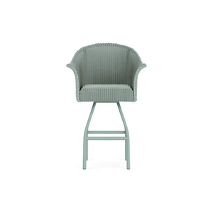 Lloyd Flanders All Seasons Swivel Bar Stool with Padded Seat