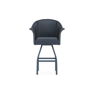 Lloyd Flanders All Seasons Swivel Bar Stool with Padded Seat
