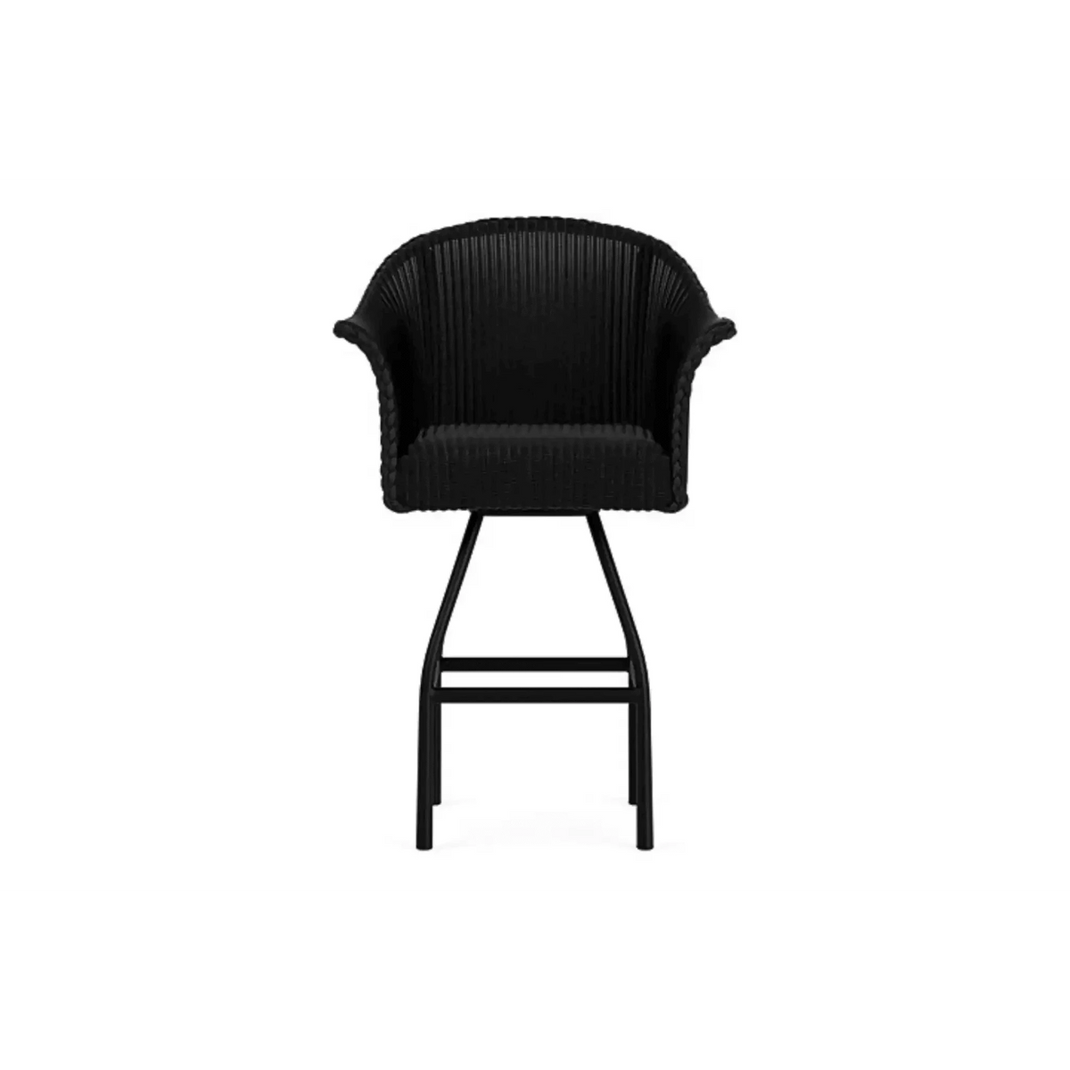 Lloyd Flanders All Seasons Swivel Bar Stool with Padded Seat