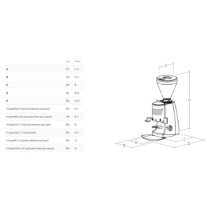 Mazzer Super Jolly V Up Automatic Espresso Grinder-Polished Aluminum