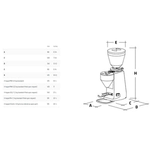 Mazzer Mini Filter Espresso Grinder-Matte Black