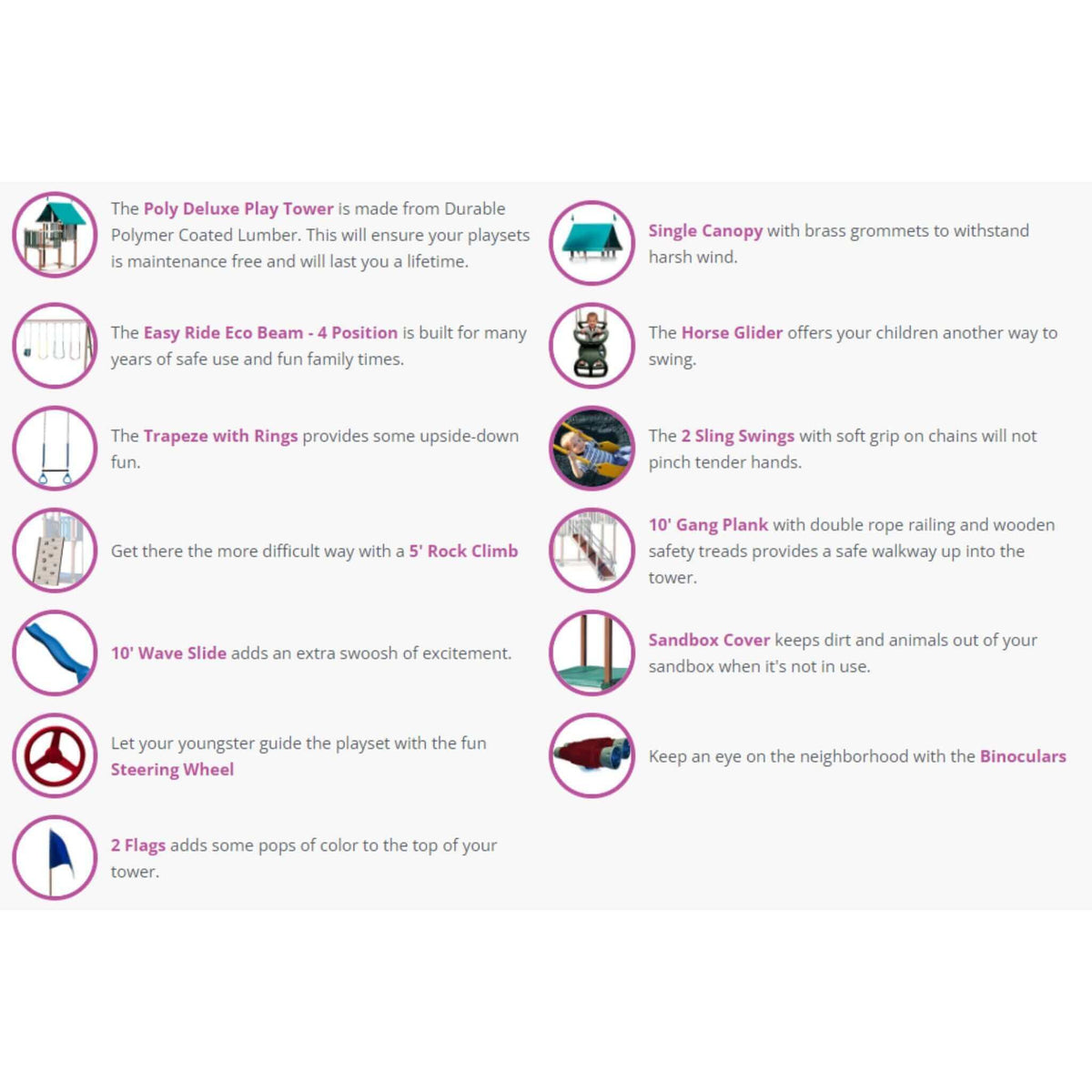 PlayMor Golden Retreat Swing Set-