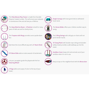 PlayMor Golden Retreat Swing Set-