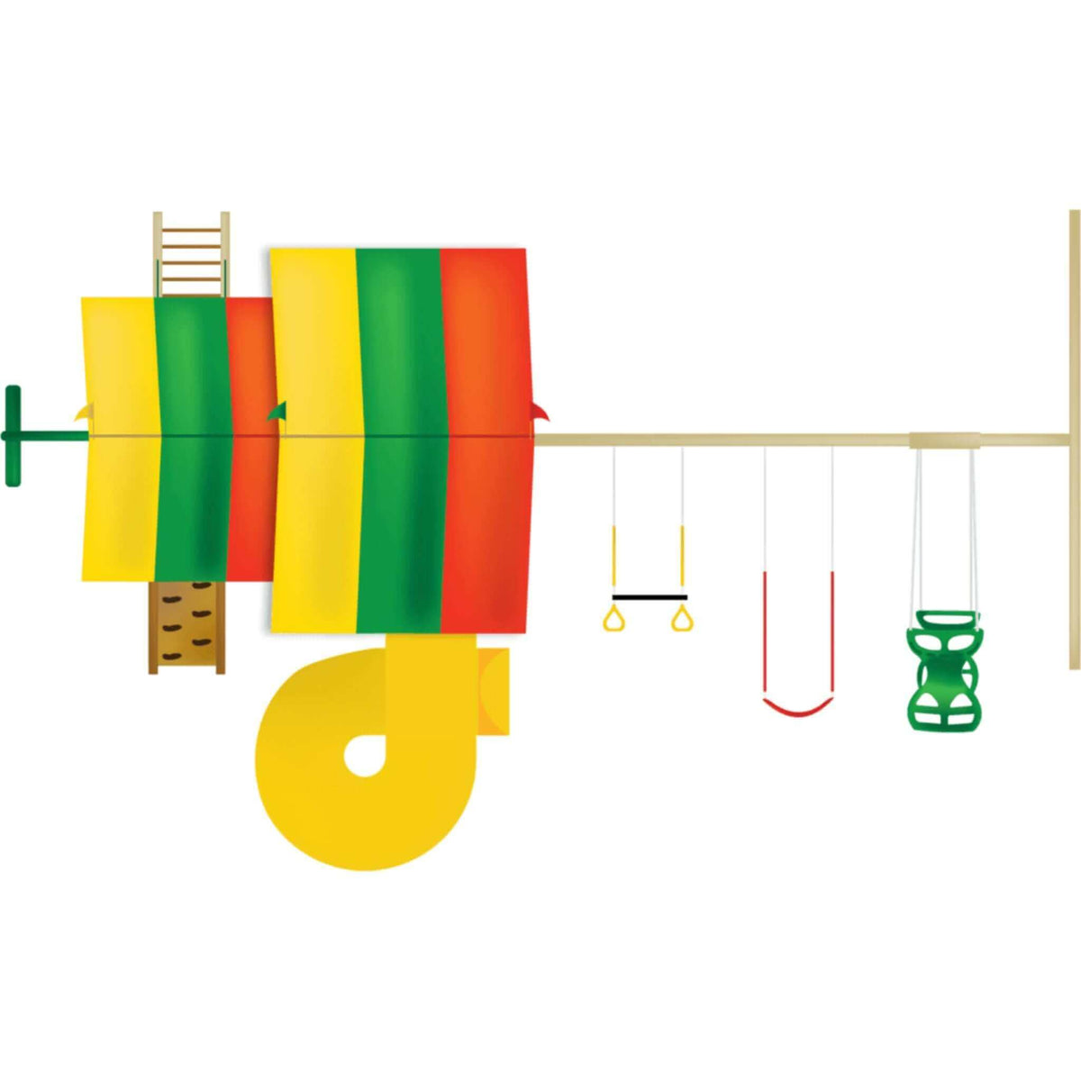 PlayMor Dizzy Delight Swing Set-