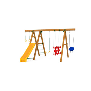 PlayStar Mesa Silver Swing Set-Ready To Assemble