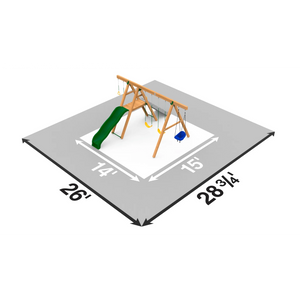 PlayStar Mesa Gold Swing Set-