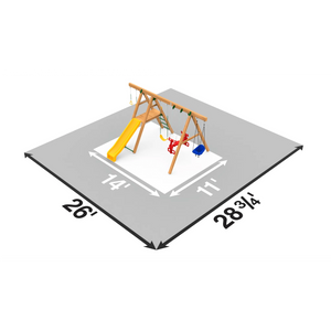 PlayStar Mesa Silver Swing Set-