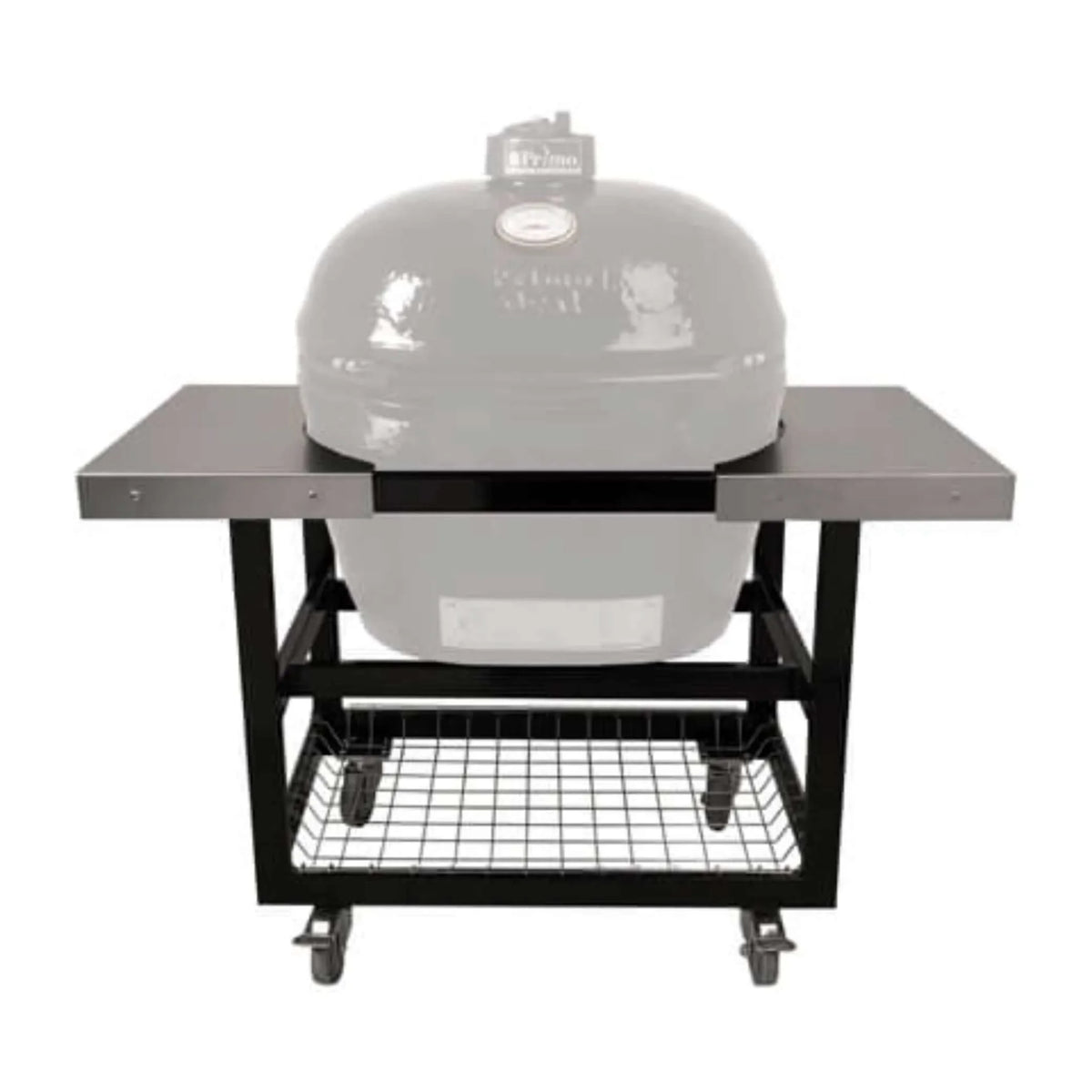 Primo Cart Base With Basket And SS Side Shelves For Oval Lg 300 & Xl 400-Default Title