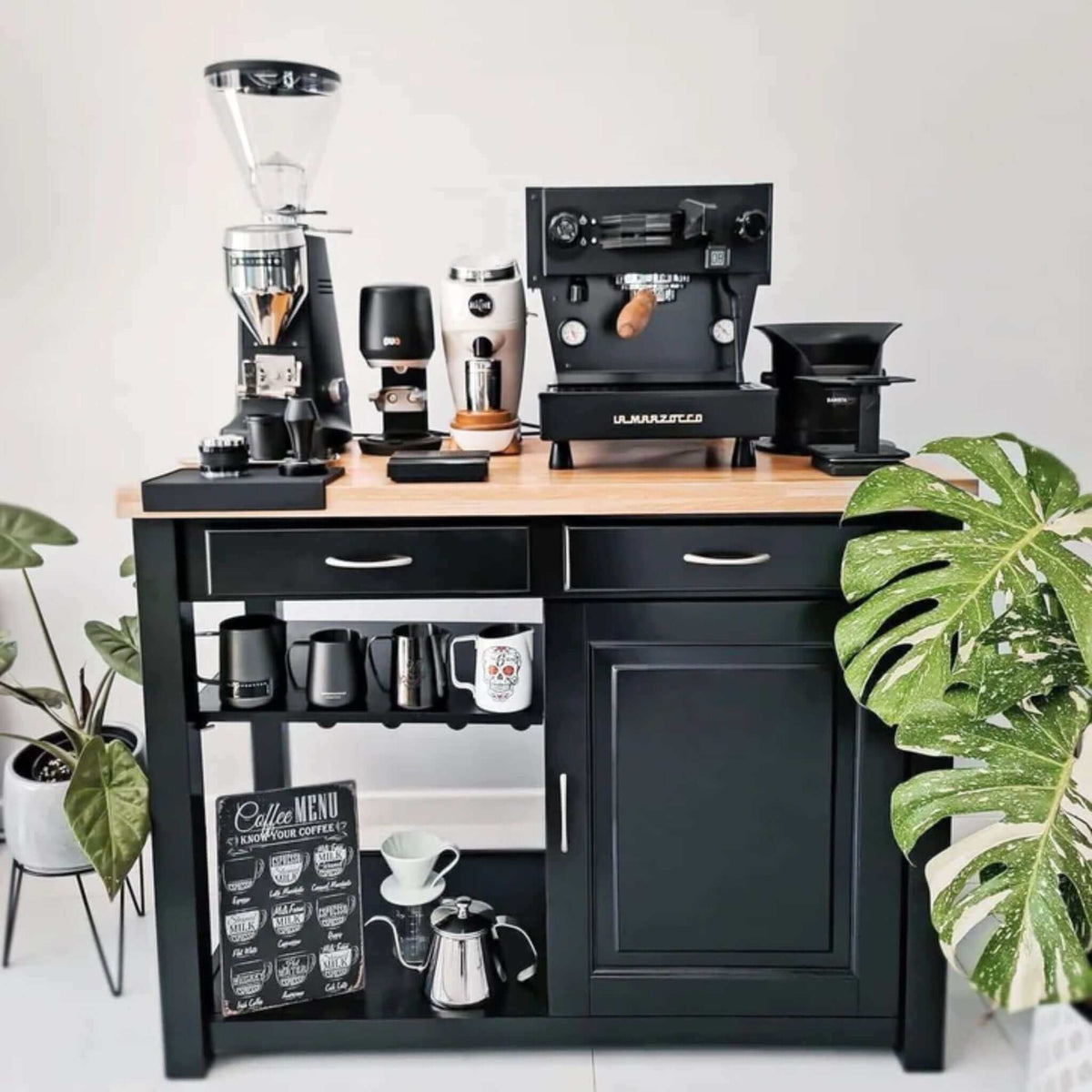 Puqpress Gen 5 Mini Automatic Coffee Tamper-Matte Black