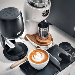 Puqpress Gen 5 Mini Automatic Coffee Tamper-Matte Black