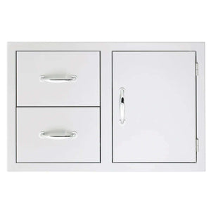 Summerset 33" Stainless Steel 2-Drawer & Access Door Combo-