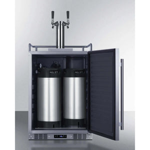Summit 24" Wide Built-In Cold Brew Coffee Kegerator-