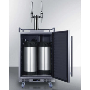 Summit 24" Wide Built-In Nitro Coffee Kegerator-