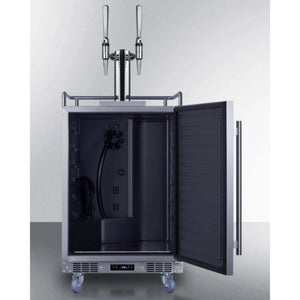 Summit 24" Wide Built-In Nitro Coffee Kegerator-