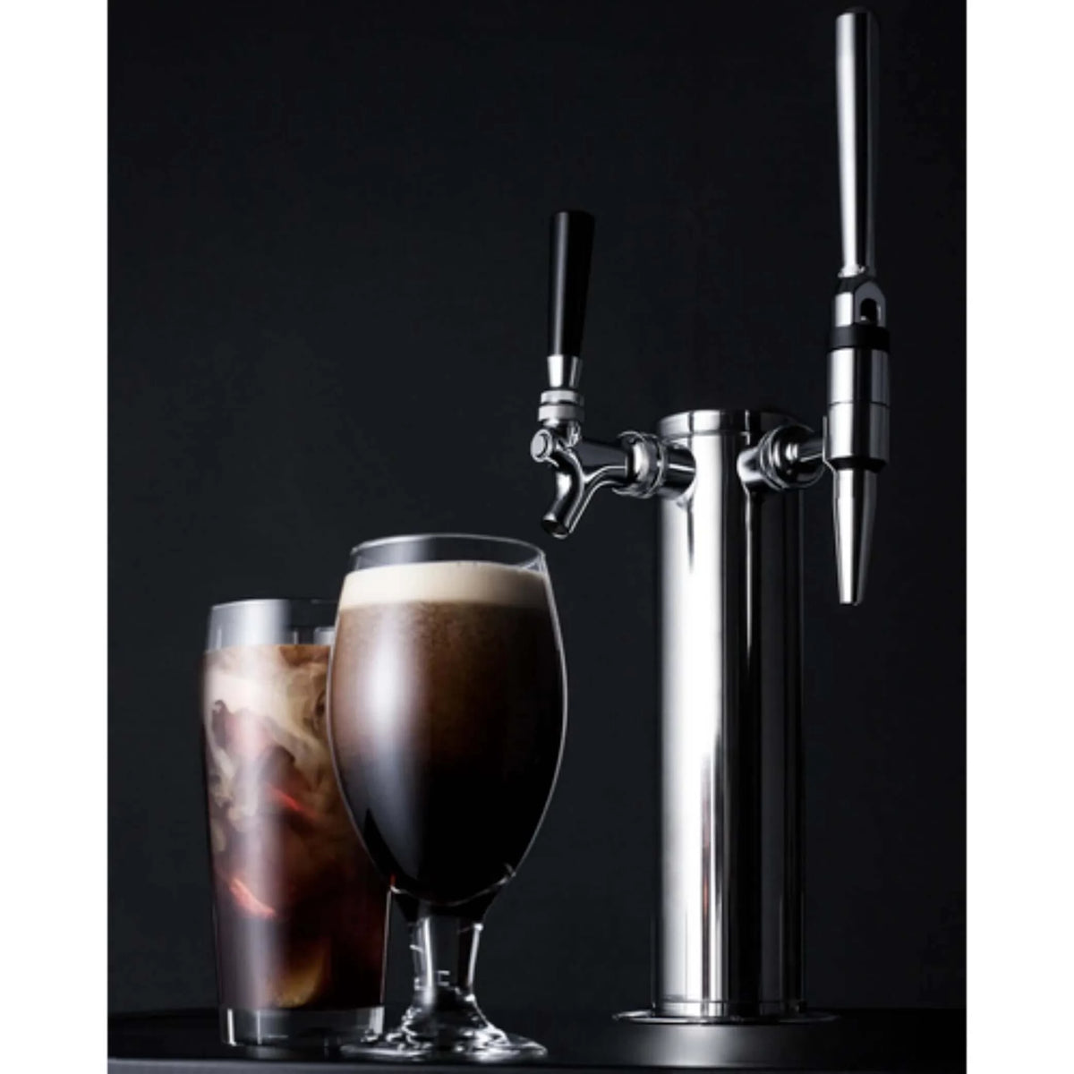 Summit 24" Wide Built-In Nitro/Cold Brew Coffee Kegerator-
