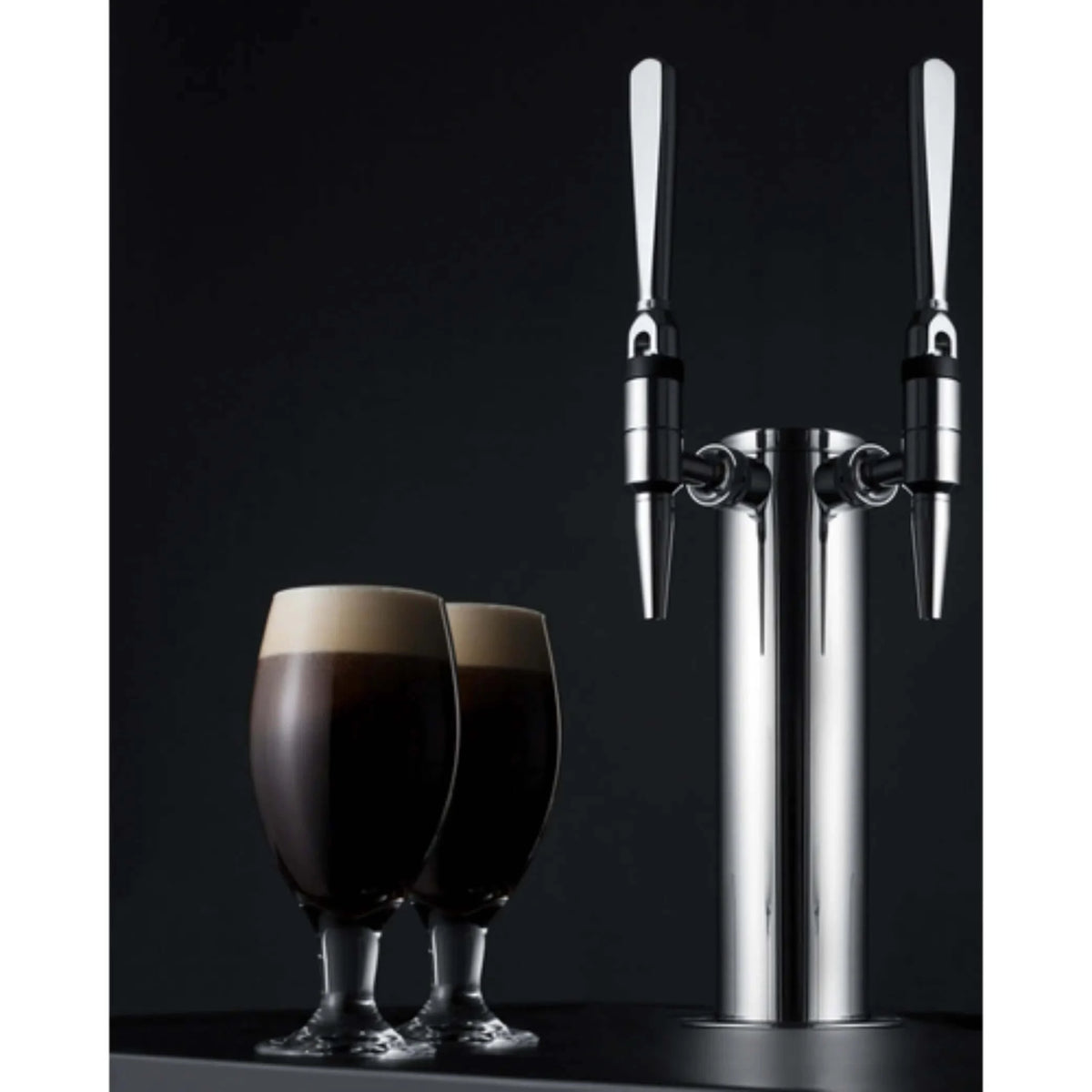Summit 24" Wide Built-In Nitro/Cold Brew Coffee Kegerator-