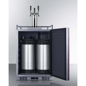 Summit 24" Wide Built-In Kegerator - Panel Ready-