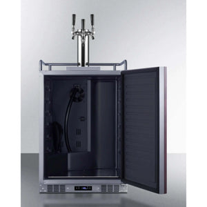 Summit 24" Wide Built-In Kegerator - Panel Ready-
