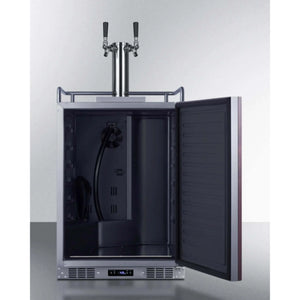 Summit 24" Wide Built-In Kegerator - Panel Ready-