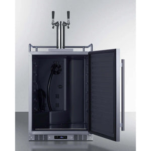 Summit 24" Wide Built-In Wine Kegerator-