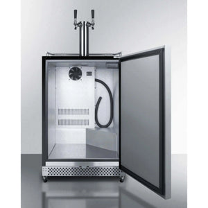 Summit 24" Wide Built-In Outdoor Kegerator - Commericial-