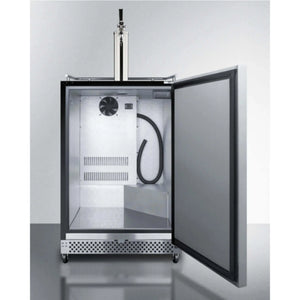 Summit 24" Wide Built-In Outdoor Kegerator with TapLocks-