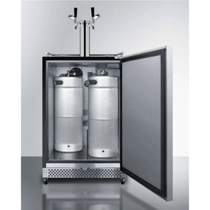 Summit 24" Wide Built-In Outdoor Kegerator with TapLocks-