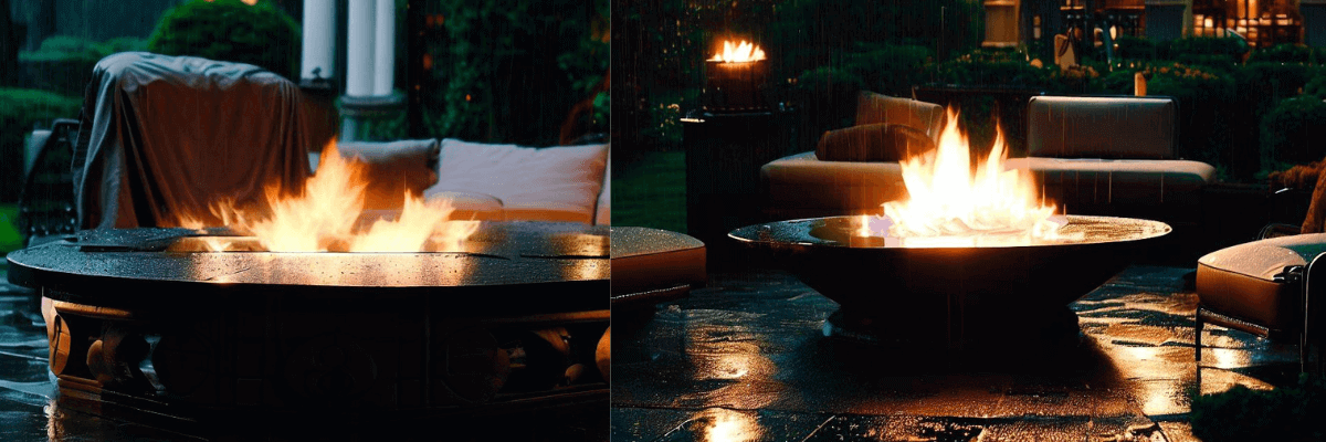 How To Cover A Fire Pit From Rain?