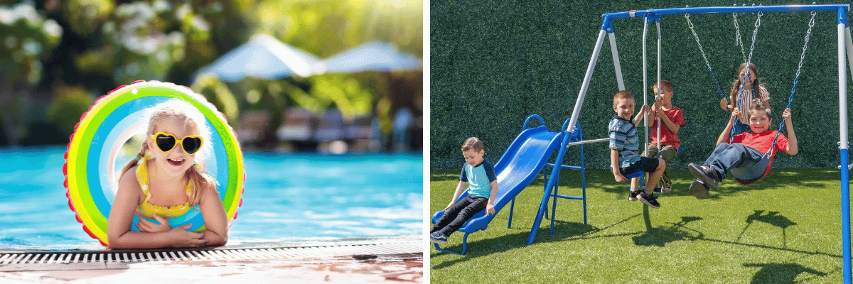 Can I Install A Swing Set Near A Swimming Pool? Ensuring Safety And Accessibility