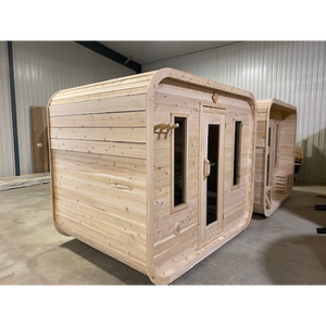 True North Quattro Square Outdoor Sauna