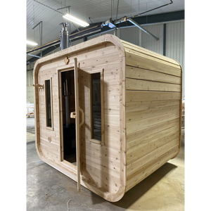 True North Quattro Square Outdoor Sauna