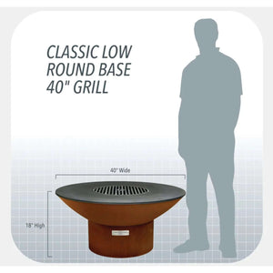 Arteflame 40" Fire Pit With Cooktop