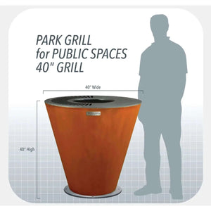 Arteflame Park Grills for Public Spaces and High Traffic