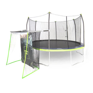 Skywalker Trampolines 15' x 13' Oval Trampoline with Sports Net - Dual Color