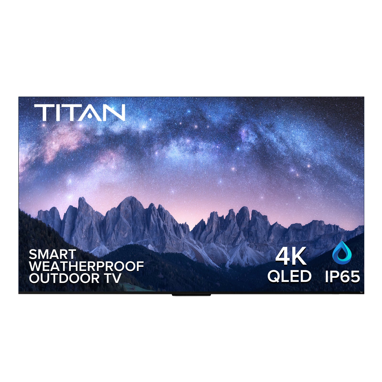 Titan Weatherproof Outdoor TV Covered Patio G-100 QLED 4K Smart TV powered by Google TV OS