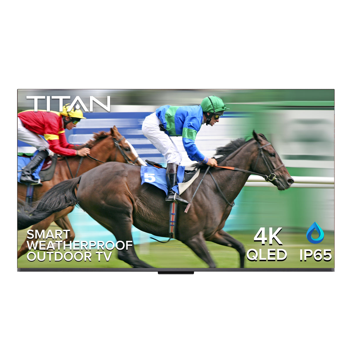 Titan Weatherproof Outdoor TV Partial Sun G-200 QLED 4K Smart TV powered by Google TV OS