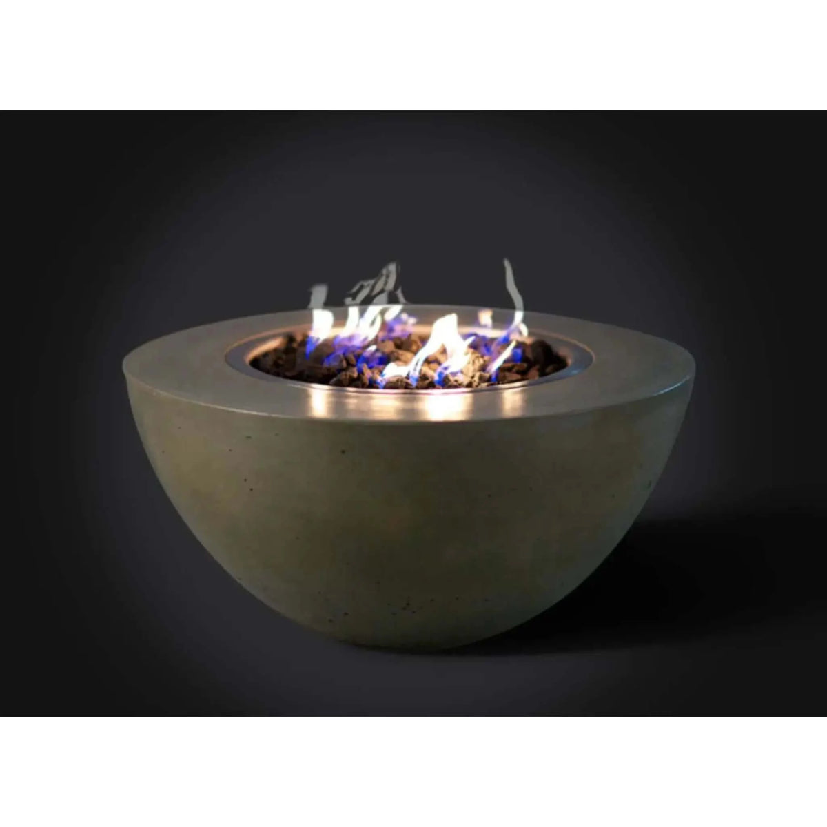 Slick Rock Concrete Oasis Round Fire Bowl