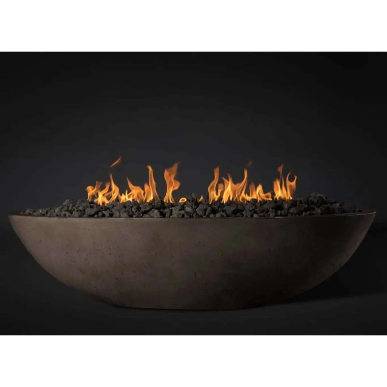 Slick Rock Concrete Oasis Oval Fire Bowl