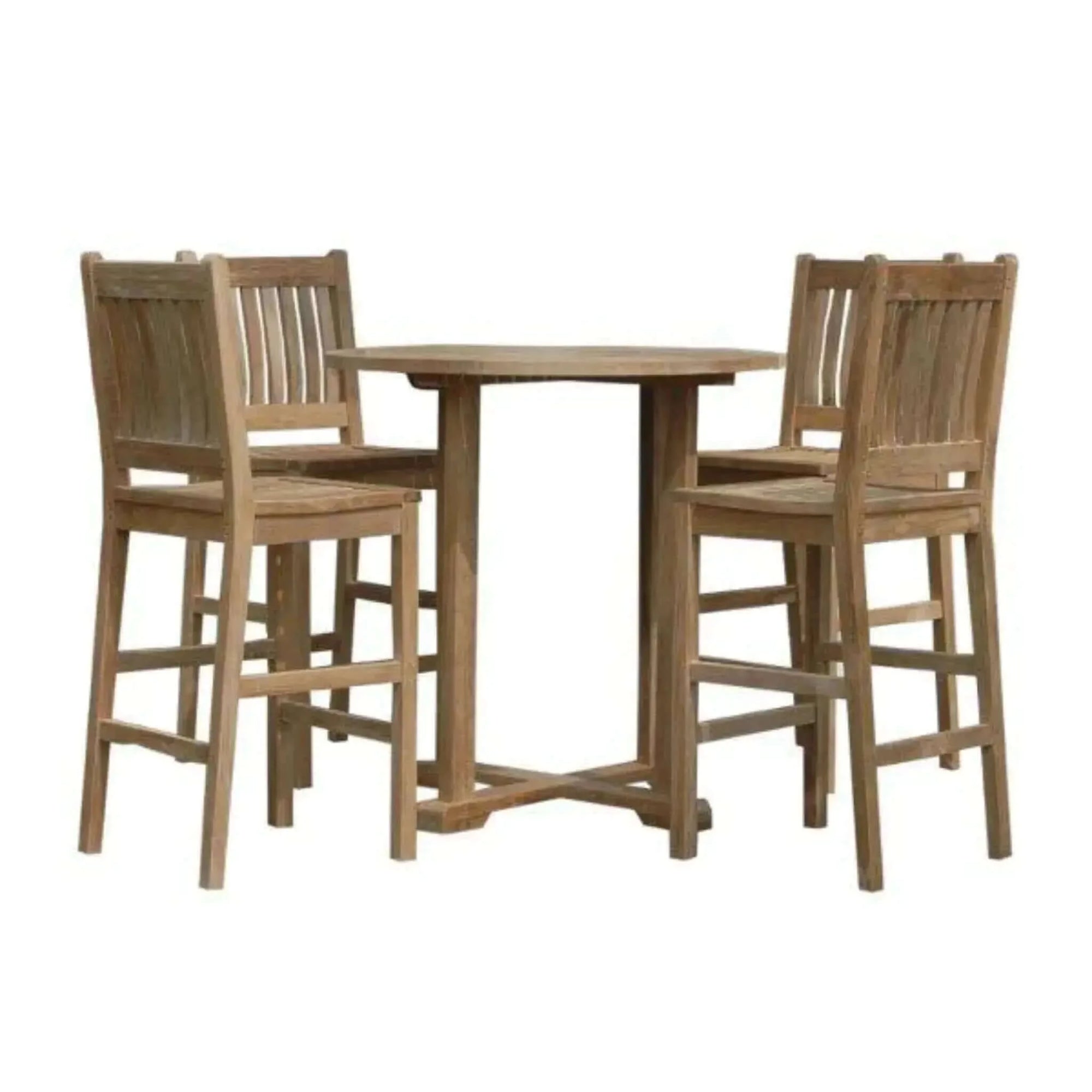 Anderson Teak Bahama Avalon 5-Pieces Round Bar Set