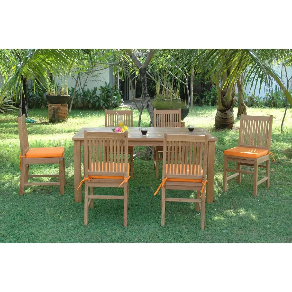 Anderson Teak Montage Saratoga 7-Pieces Dining Set