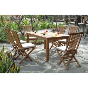 Anderson Teak Montage Bristol 7-Pieces Dining Set