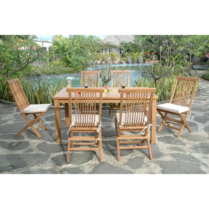 Anderson Teak Montage Bristol 7-Pieces Dining Set